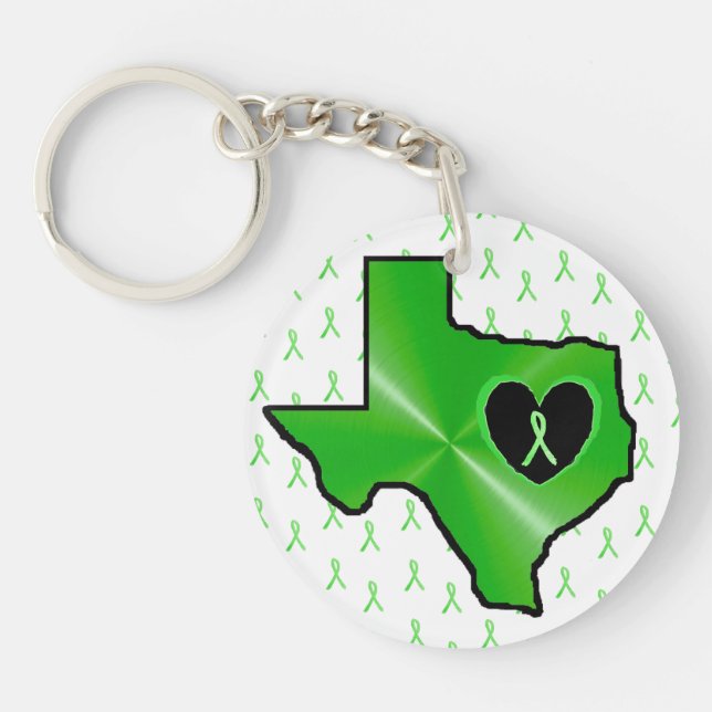 Lyme Disease in Texas 2 Sided Key Chain Ring (Front)