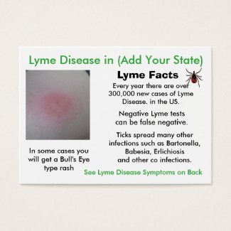 Lyme Disease in your State Information Cards