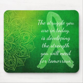 Lyme Disease Inspirational Quote Mouse Pad