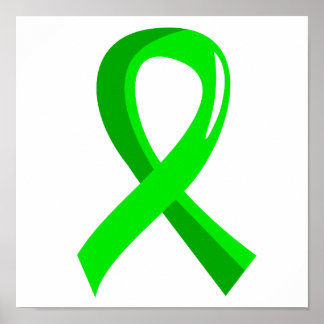 Lyme Disease Lime Green Ribbon Posters, Lyme Disease Lime Green Ribbon ...