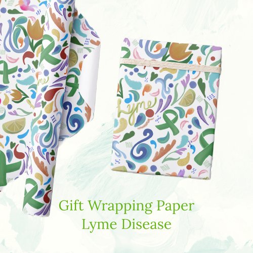 Lyme Disease Present Gift Wrap lyme lymedisease 