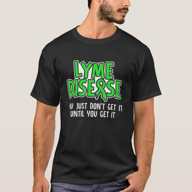 Lyme Disease Survivor Infect Warrior Awareness T-Shirt (Front)