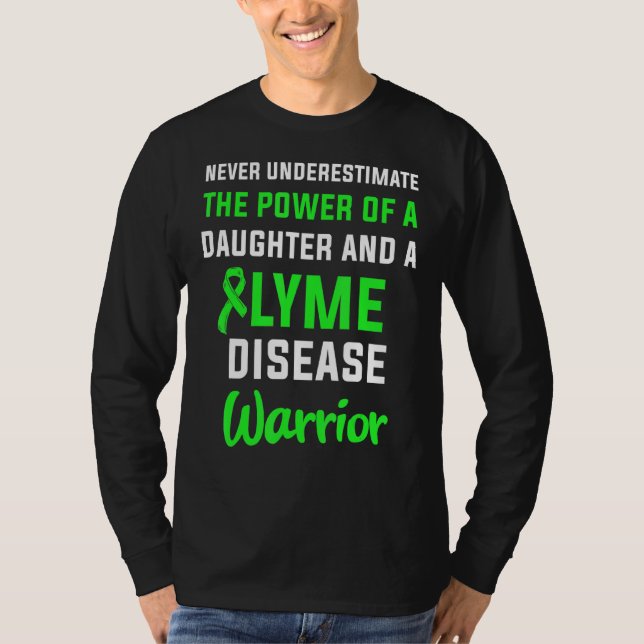 Lyme Disease Survivor Warrior Awareness 27 T-Shirt (Front)