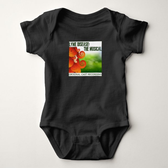 Lyme Disease: The Musical Album Baby Snapsuit Bodysuit (Front)