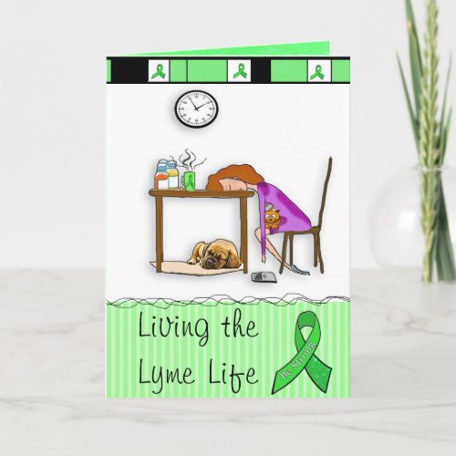 Lyme Disease Thinking of You Support Card