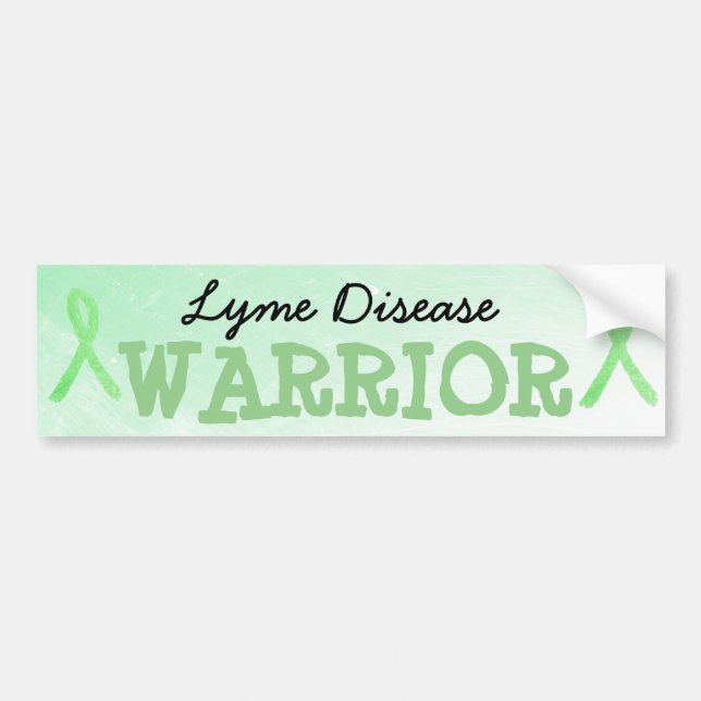 Lyme Disease Warrior Bumper Sticker (Front)
