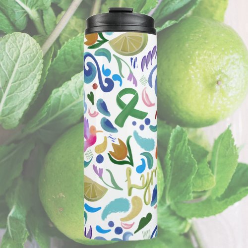 Lyme Disease Water Bottle Tumbler lyme gift