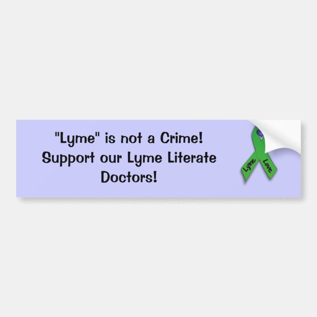 "Lyme" is not a Crime Bumper Sticker (Front)