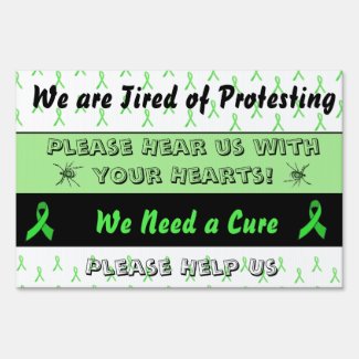 Lyme Protest Yard or Protest Sign