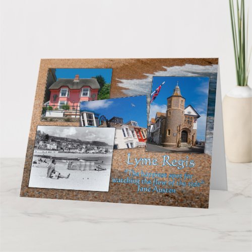 Lyme Regis a greetings card from