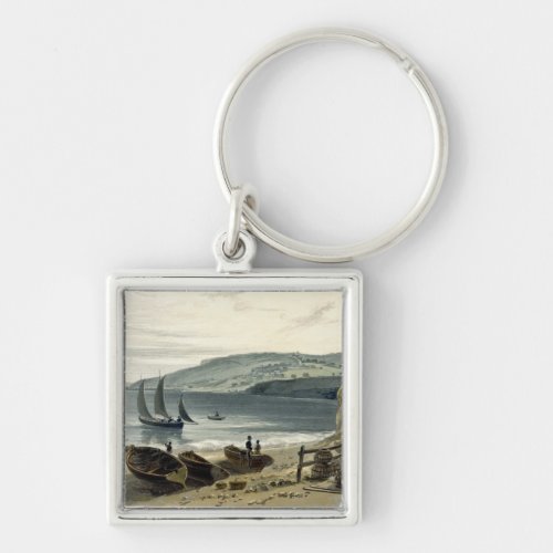 Lyme Regis from Charmouth Dorset from A Voyage Keychain