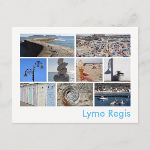 Lyme Regis multi_image Postcard