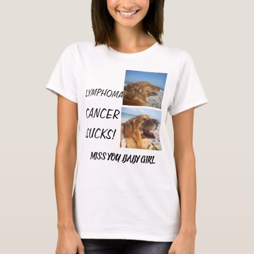 Lymohoma Cancer Sucks T_Shirt