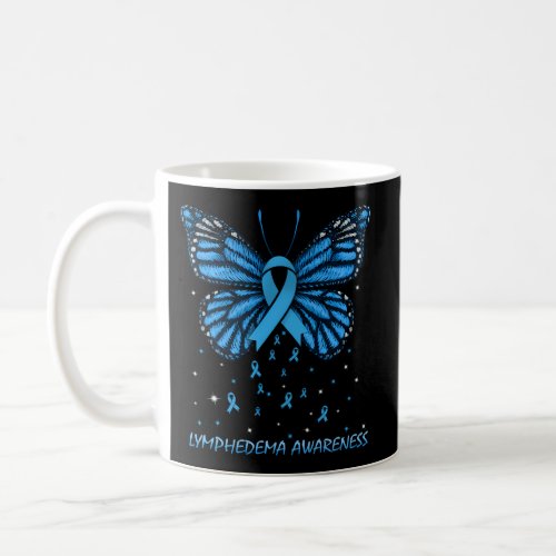 Lymphedema Awareness Butterfly Coffee Mug