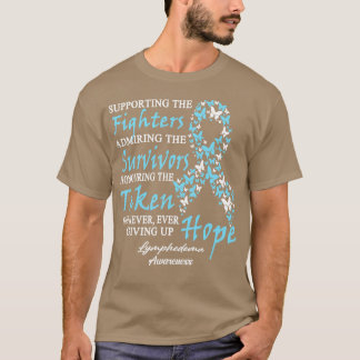 Lymphedema Awareness Supporting The Fighters Butte T-Shirt