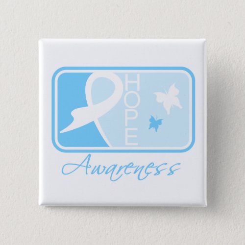 Lymphedema Hope Awareness Tile Pinback Button