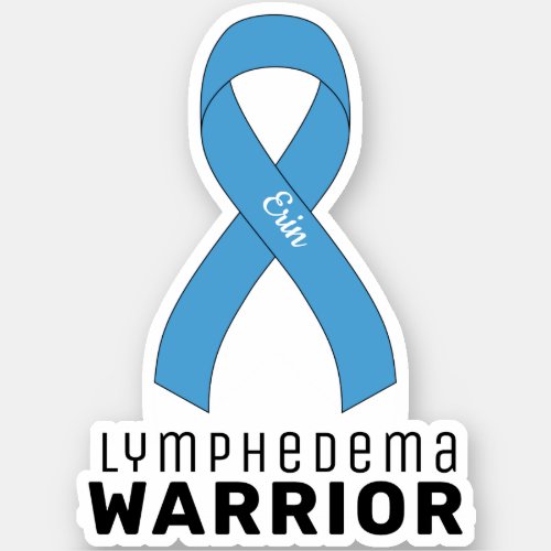 Lymphedema Warrior Vinyl Sticker