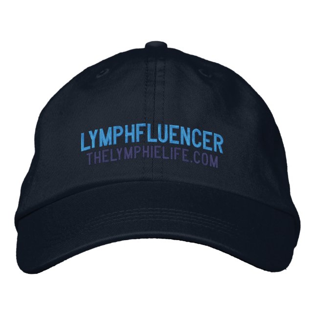 "Lymphfluencer" Embroidered Hat (Front)