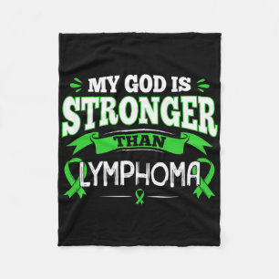 Lymphoma Awareness Gift For Blood Cancer Patients Fleece Blanket