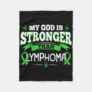 Lymphoma Awareness Gift For Blood Cancer Patients Fleece Blanket