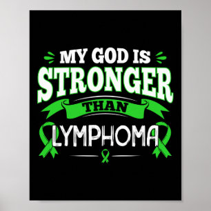 Lymphoma Awareness Gift For Blood Cancer Patients Poster
