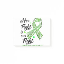 Lymphoma Awareness Her Fight is our Fight Post-it Notes