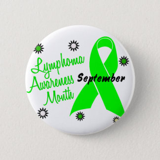 Lymphoma Awareness Month Flowers 1 Pinback Button