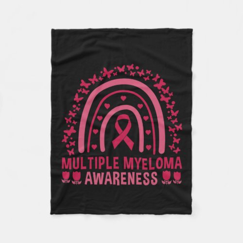 Lymphoma Awareness Support 1  Fleece Blanket