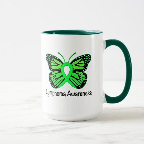 Lymphoma Butterfly of Hope Mug
