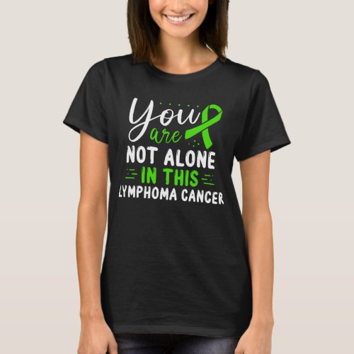 Lymphoma Cancer Awareness Green Ribbon T_Shirt