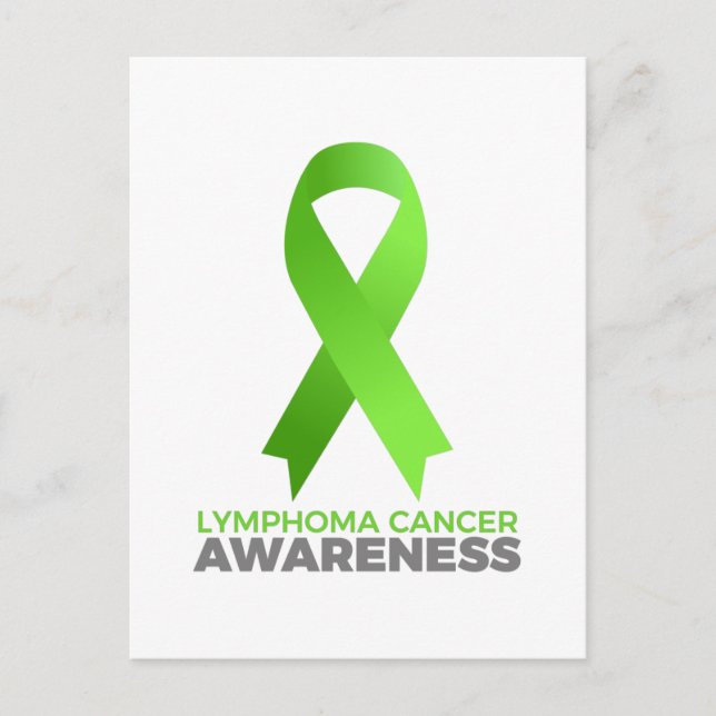 Lymphoma Cancer Awareness Postcard (Front)