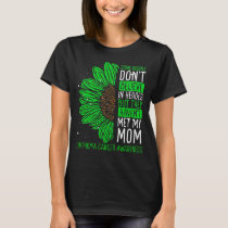 Lymphoma Cancer Awareness Ribbon Mom Warrior T-Shirt