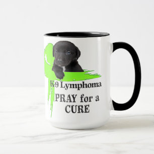 Lymphoma Cancer Lime Green Cancer Ribbon Blood Mug