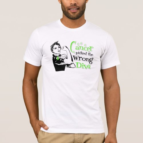 Lymphoma Cancer Picked The Wrong Diva T_Shirt