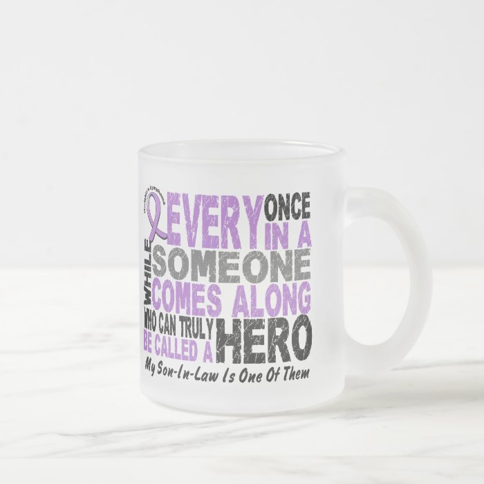 Lymphoma Hodgkin’s HERO COMES ALONG 1 Son In Law Coffee Mugs