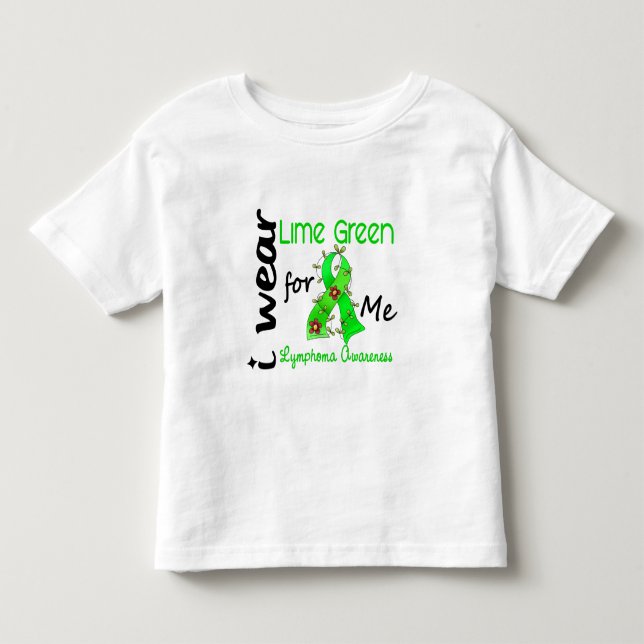 Lymphoma I Wear Lime Green For ME 43 Toddler T-shirt (Front)