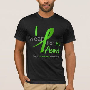 Lymphoma I Wear Lime Green For My Aunt T-Shirt