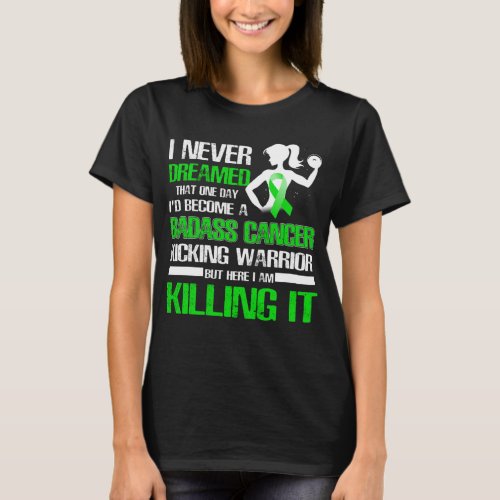 lymphoma kicking warrior women girl T_Shirt