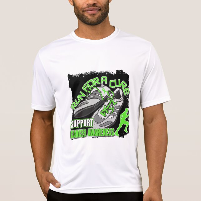Lymphoma - Men Run For A Cure T-Shirt (Front)