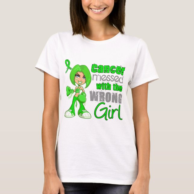 Lymphoma Messed With Wrong Girl.png T-Shirt (Front)