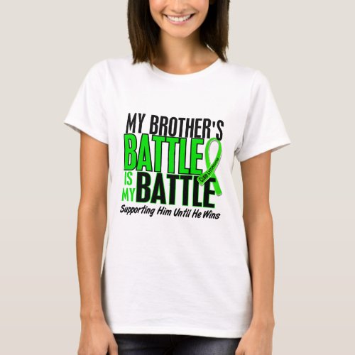 Lymphoma My Battle Too 1 Brother T_Shirt