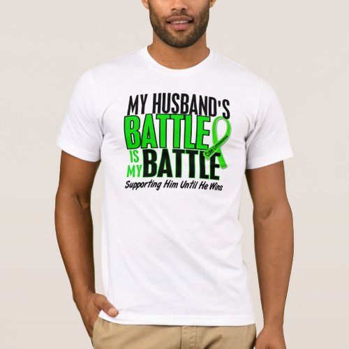 Lymphoma My Battle Too 1 Husband T_Shirt