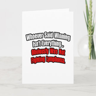 Lymphoma Quote Card