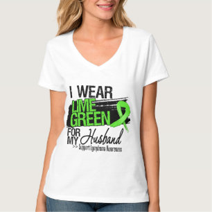 Lymphoma Ribbon For My Husband T-Shirt
