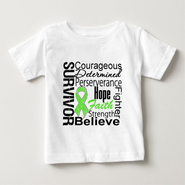 Lymphoma Survivor Collage Baby T-Shirt (Front)