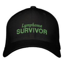 Lymphoma Survivor Embroidered Baseball Hat