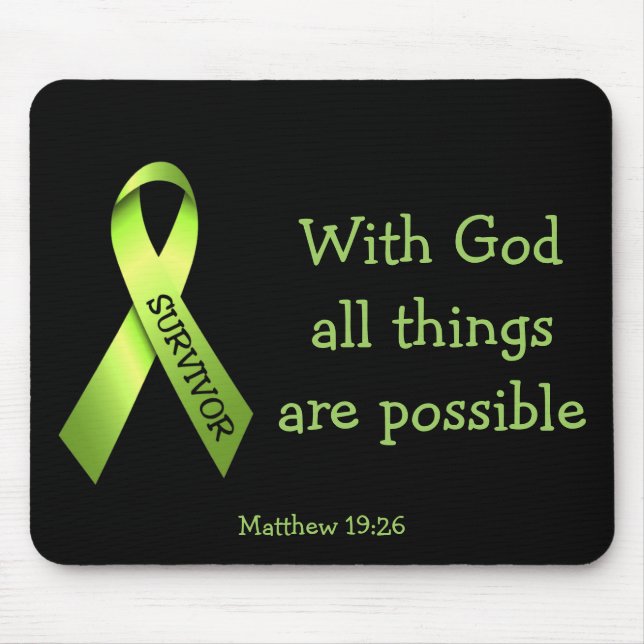 Lymphoma Survivor Mousepad (Front)