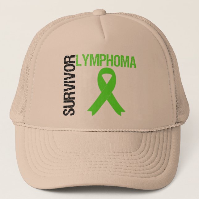 Lymphoma Survivor Shirts, Gifts and Merchandise Trucker Hat (Front)