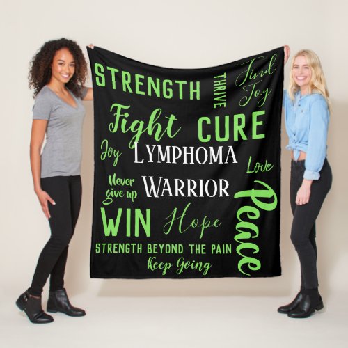 Lymphoma Warrior blanket