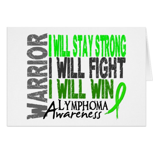 Lymphoma Warrior Cards (Front Horizontal)